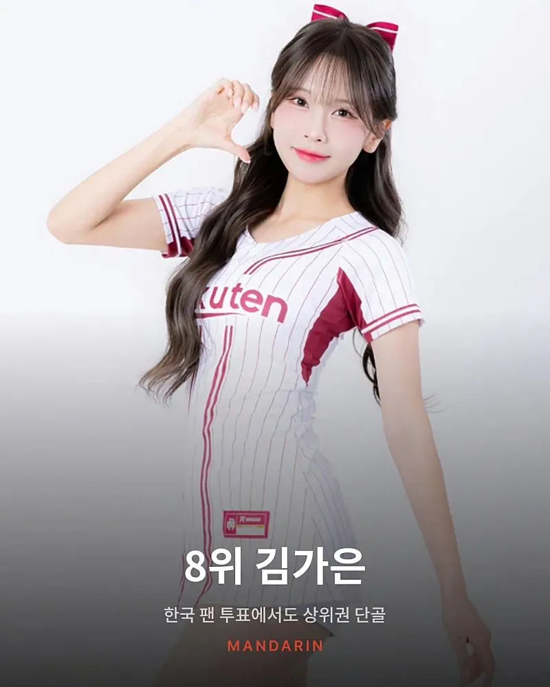 대만 치어리더 인기투표 상황