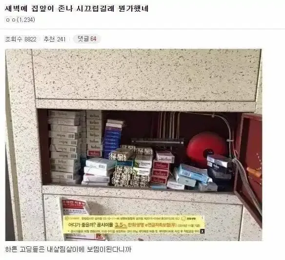 노다지 발견한 남성
