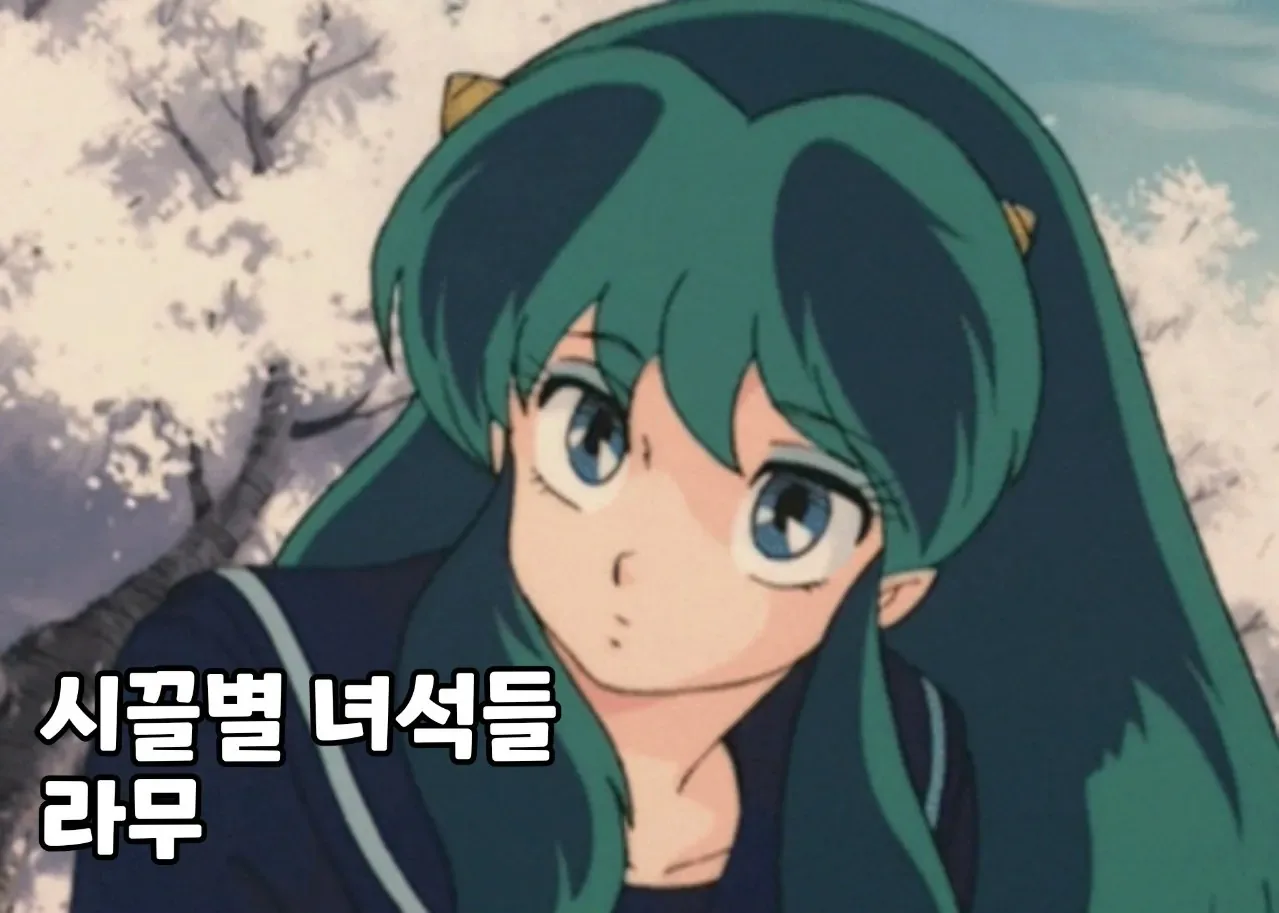 80~90년대 애니 작화 미녀 수준