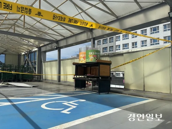 [사건 인사이드] 수원 호매실 마트 차량 추락, 운전 연습의 비극이었나