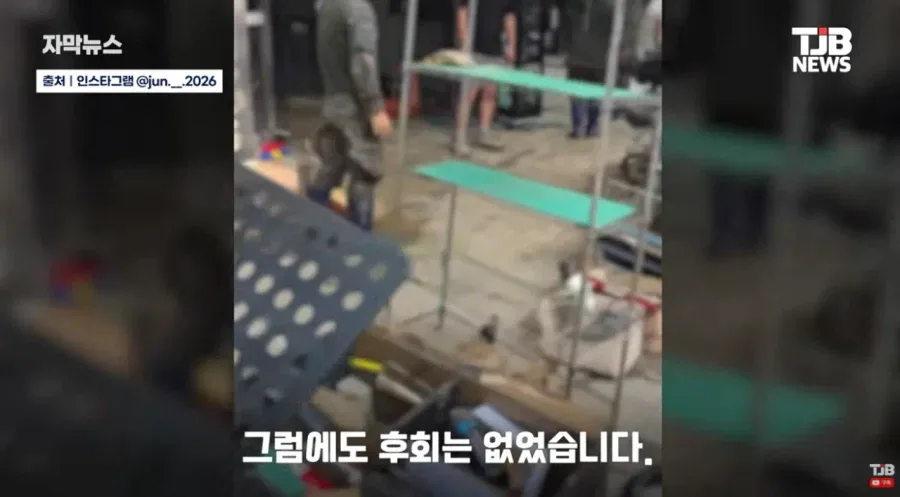 휴가 나오자마자 거제로 폭우 소식에 달려간 23살 군인