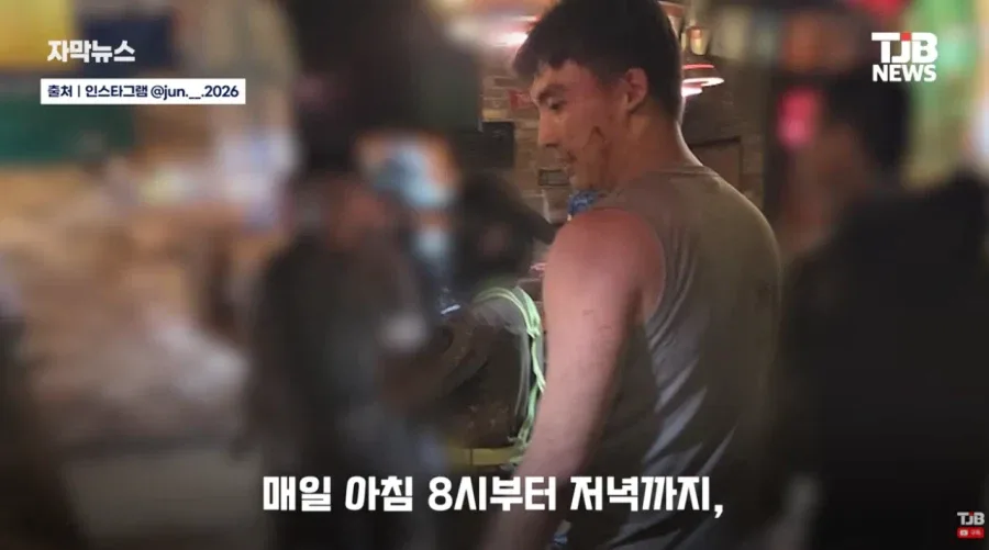 휴가 나오자마자 거제로 폭우 소식에 달려간 23살 군인