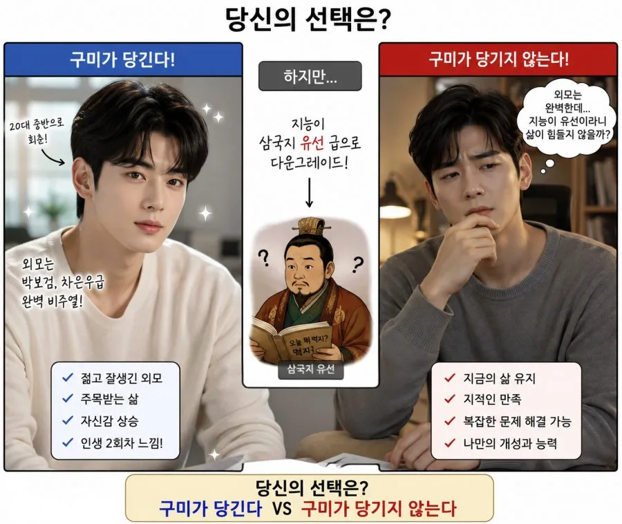 외모 잘생겨지는 대신에 지능이 낮아짐.jpg