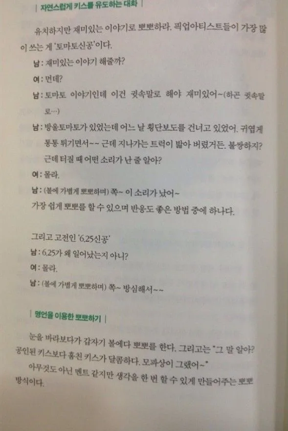 실제로 존재했던 연애학원 교재