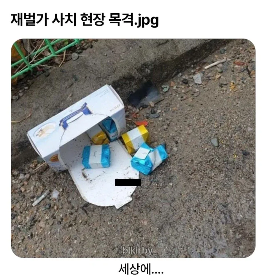 재벌가 사치 현장 목격