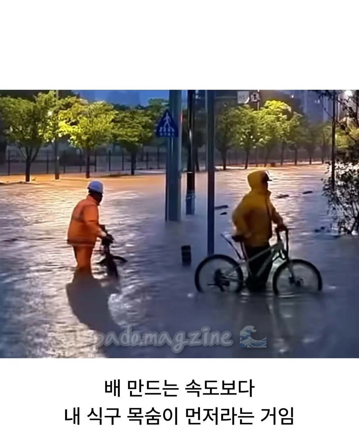 폭우로 인해 난리난 거제, 한화 김승연 회장의 품격
