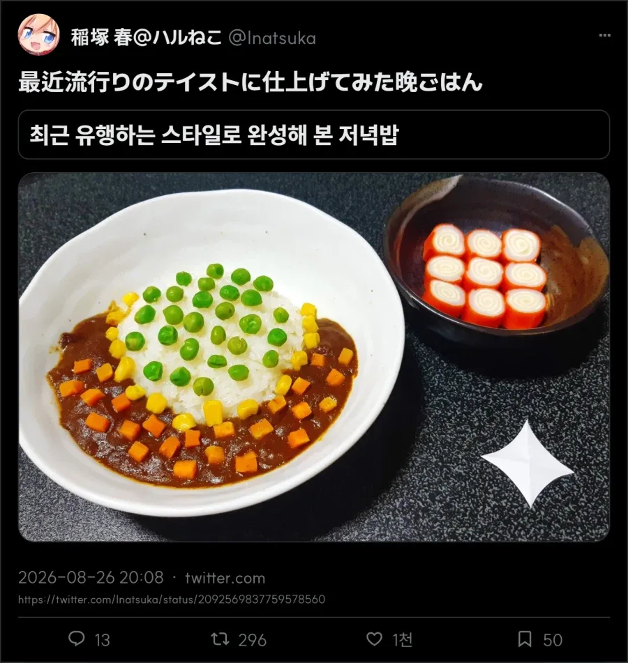 최근 유행하는 스타일로 완성해 본 저녁밥