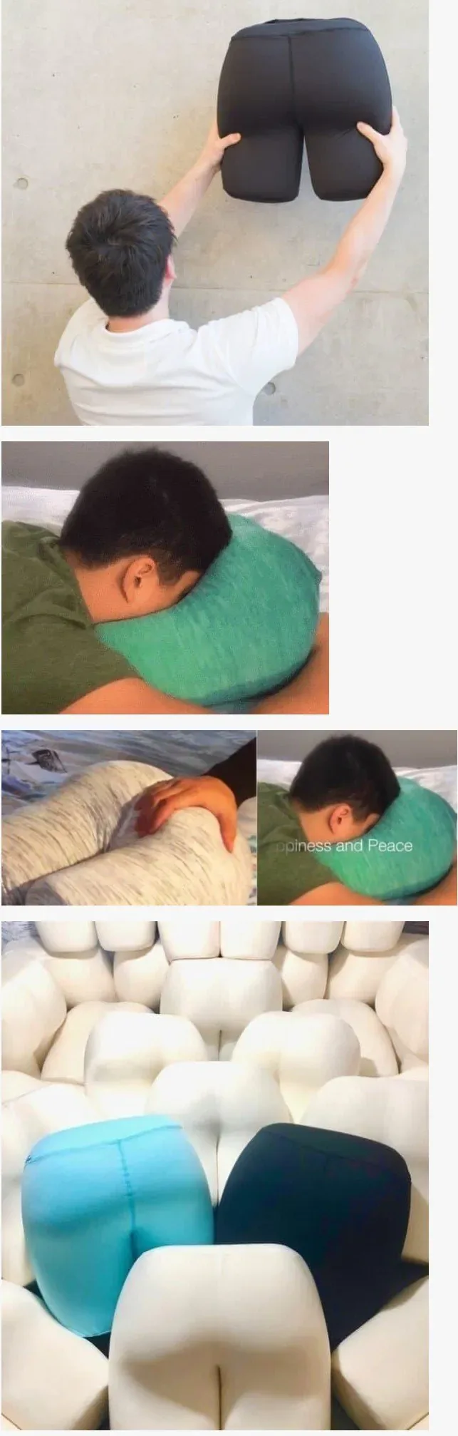 일본에서 잘 팔린다는 엉덩이 코박죽 쿠션.jpg