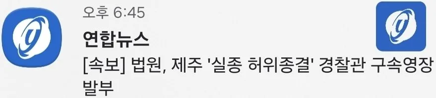[속보] 법원, 제주 '실종 허위종결' 경찰관 구속영장 발부