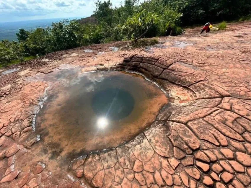 태국 국립공원에 있는 ”용의 눈“