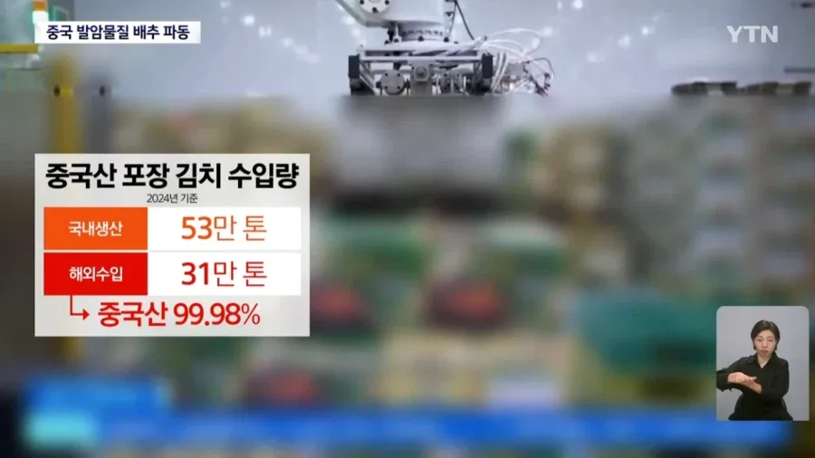 중국 '발암물질 배추' 파동