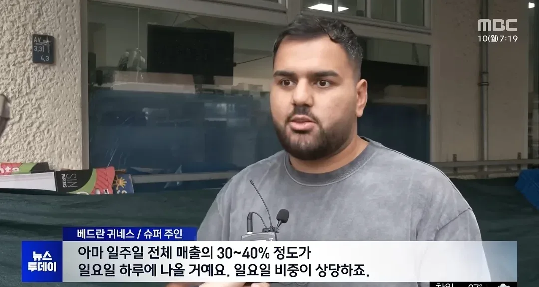 독일은 일요일 영업을 헌법으로 금지하고 있는데 경제가 어려워져 일요일 불법 영업이 늘어남