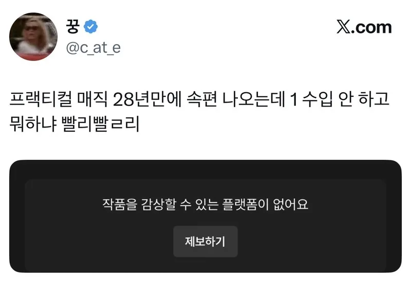 자매통, 마녀통, 미녀통 한꺼번에 오는 영화