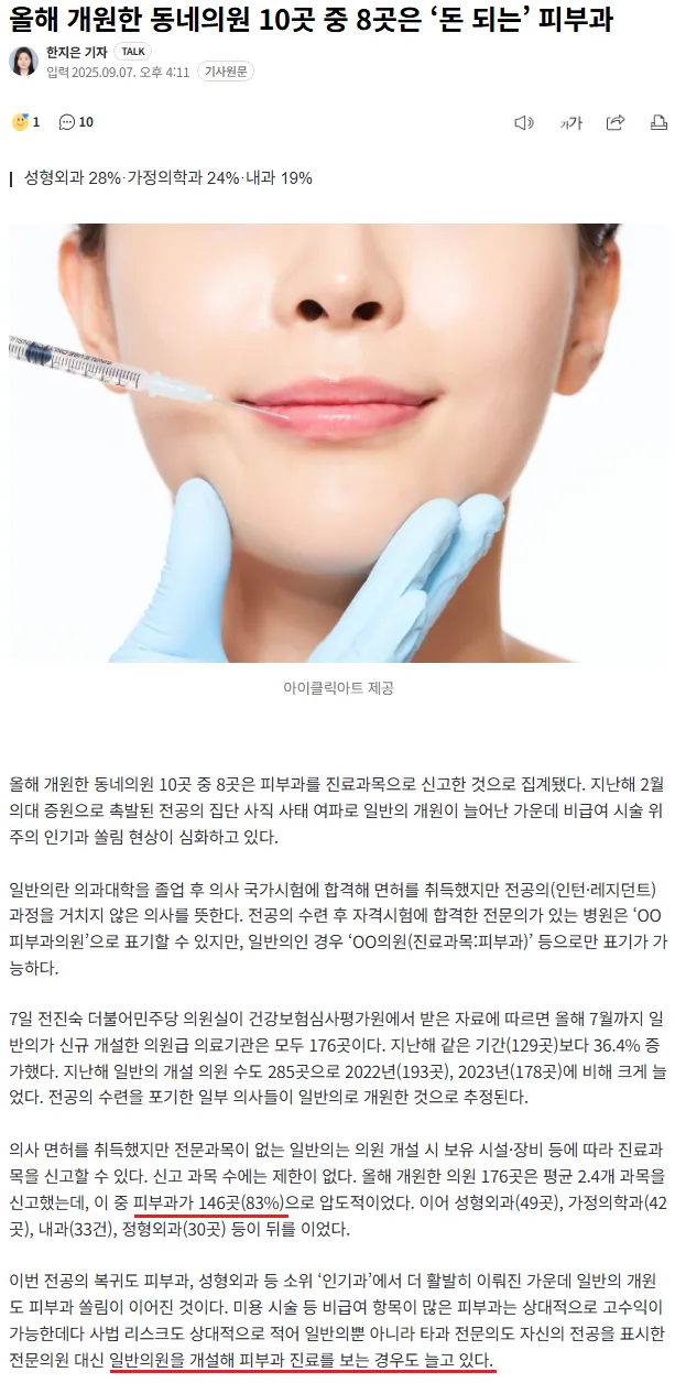 산부인과 의사 근황...