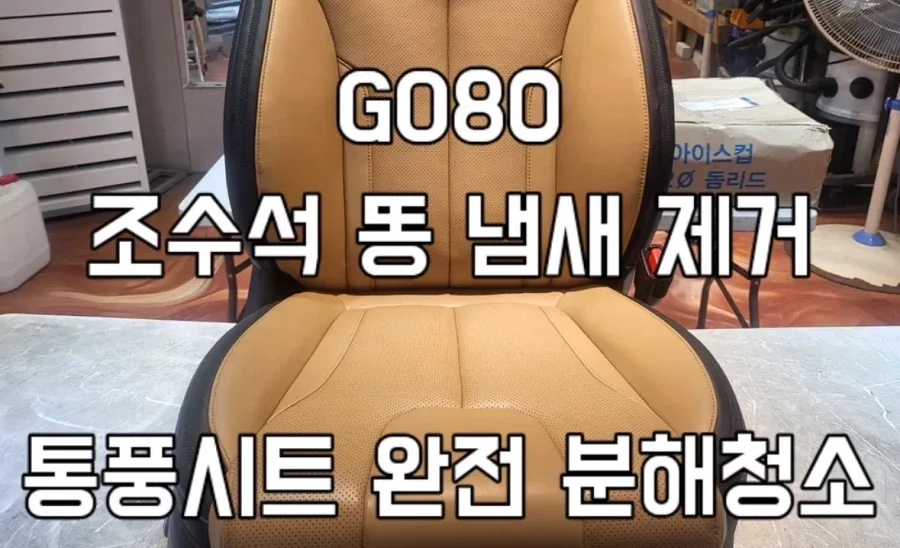 GV80 통풍시트에서 똥냄새가 나요