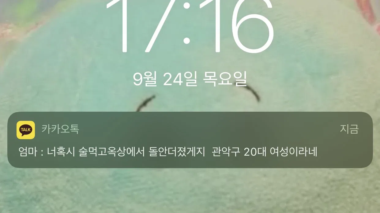 엄마 운전하다 문자보낸거 개웃기지 ㅋㅋㅋ