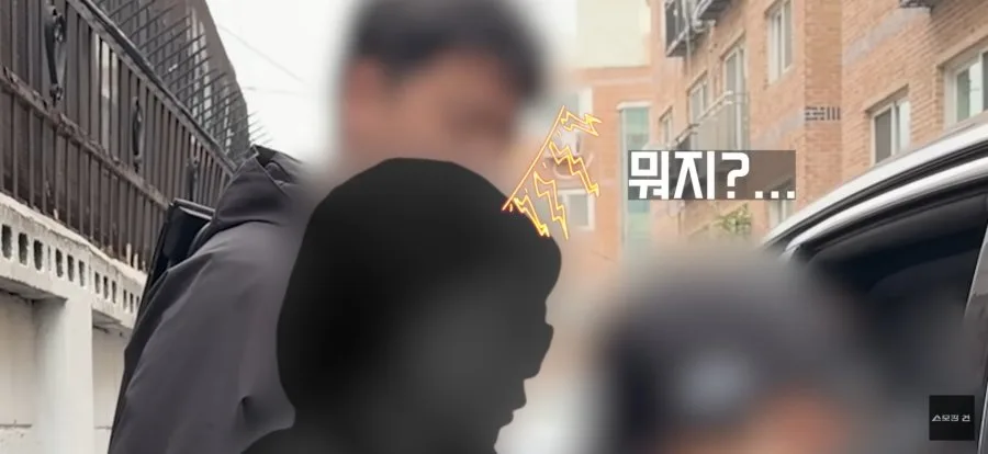 체포되면서 내연녀와 눈물로 이별하는 지명수배범.JPG