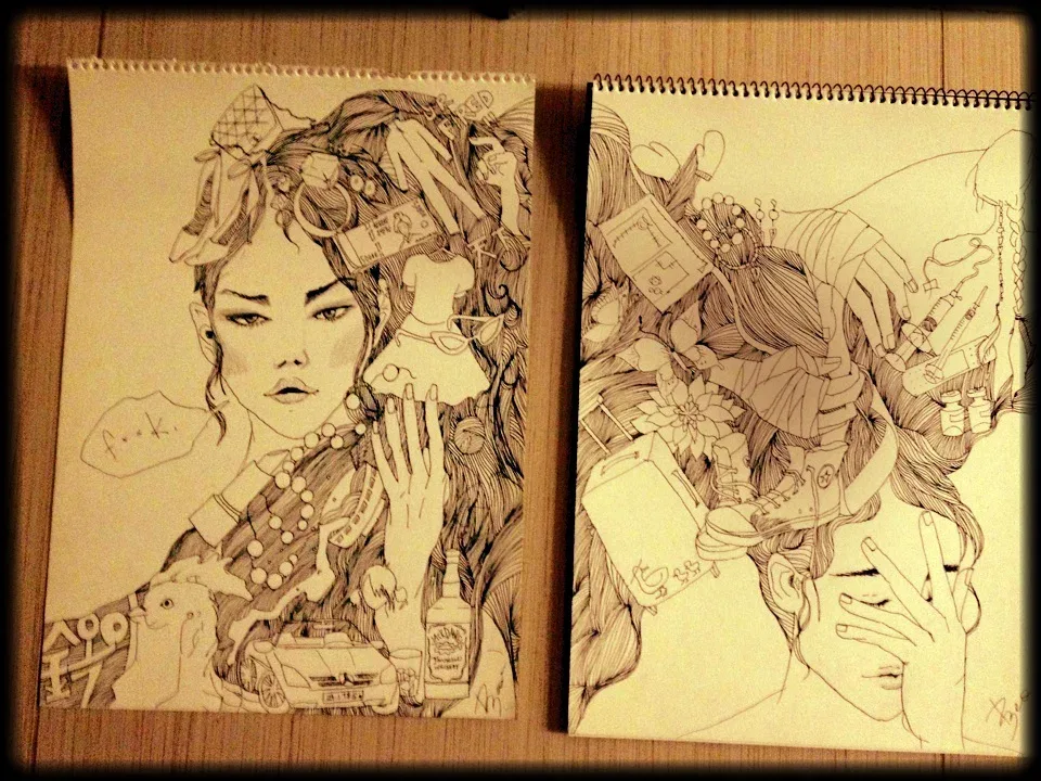 연예인들이 그린 그림