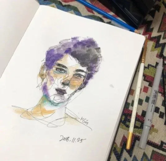 연예인들이 그린 그림