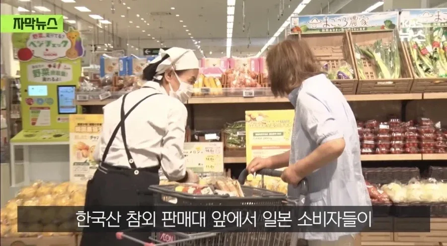 韓참외 첫섭취 日여성들