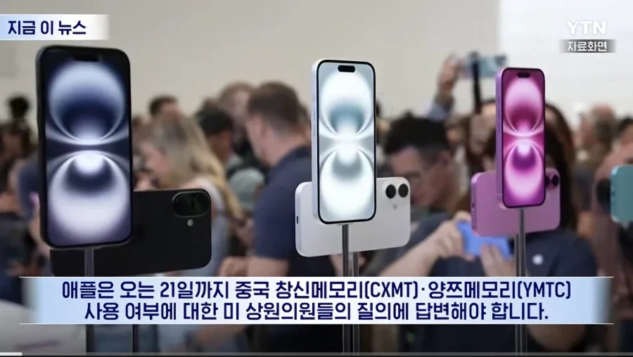 애플 중국 메모리 근황