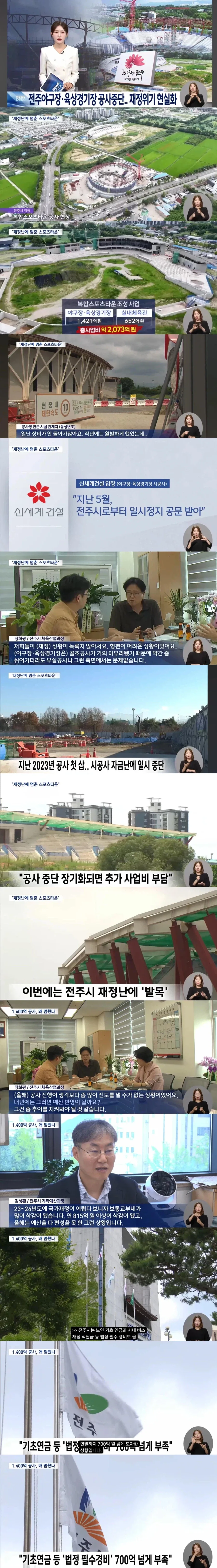 도저히 이해가 불가능한 현재 전주시 재정 상황