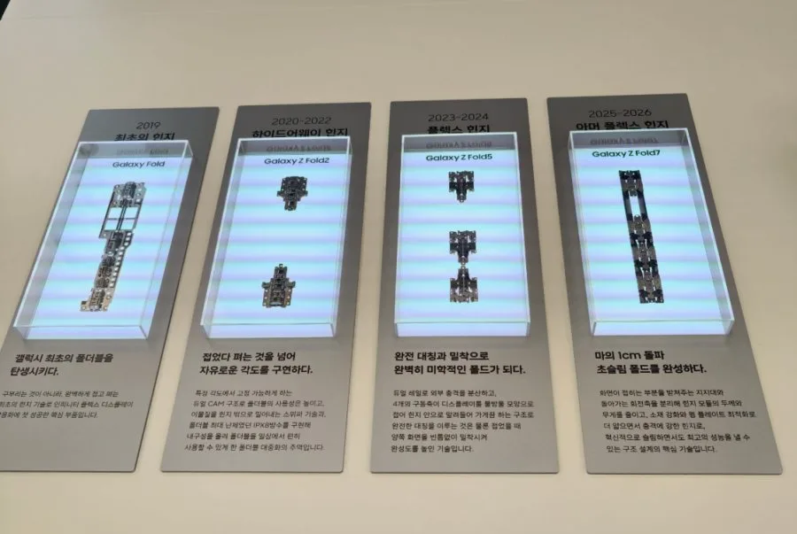 강남 갤럭시 스토어에 전시된 폴더블폰.jpg