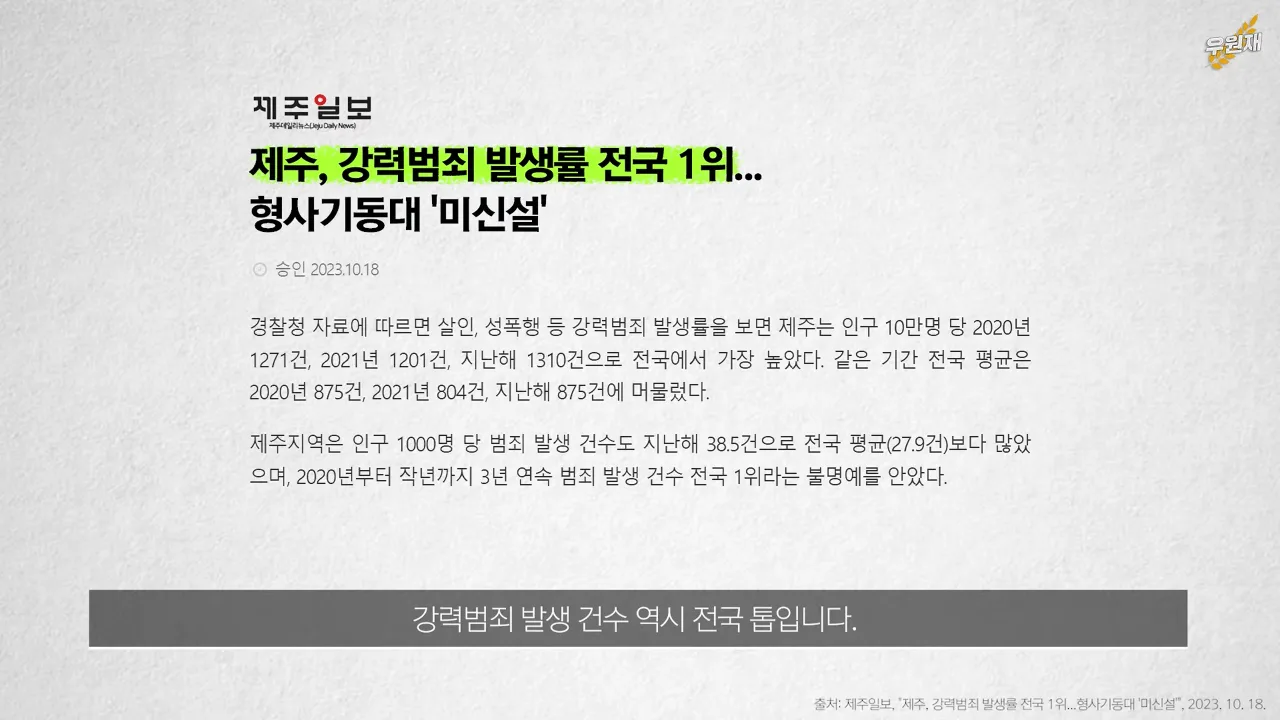 제주특별자치도 경찰들