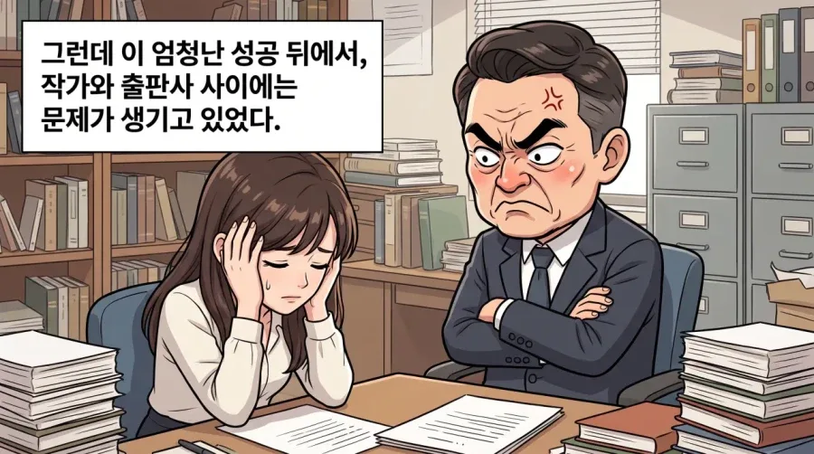 천만 부 베스트셀러 작가가 작품을 떠나게 된 이유