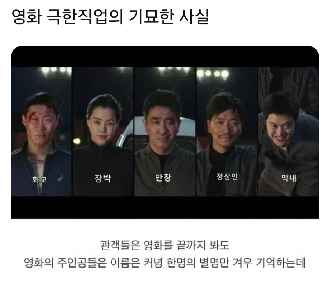 영화 <극한직업>에 대한 기묘한 사실.jpg
