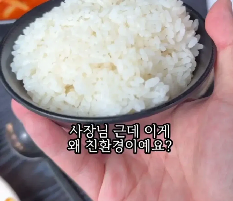2000원짜리 친환경 공기밥의 정체