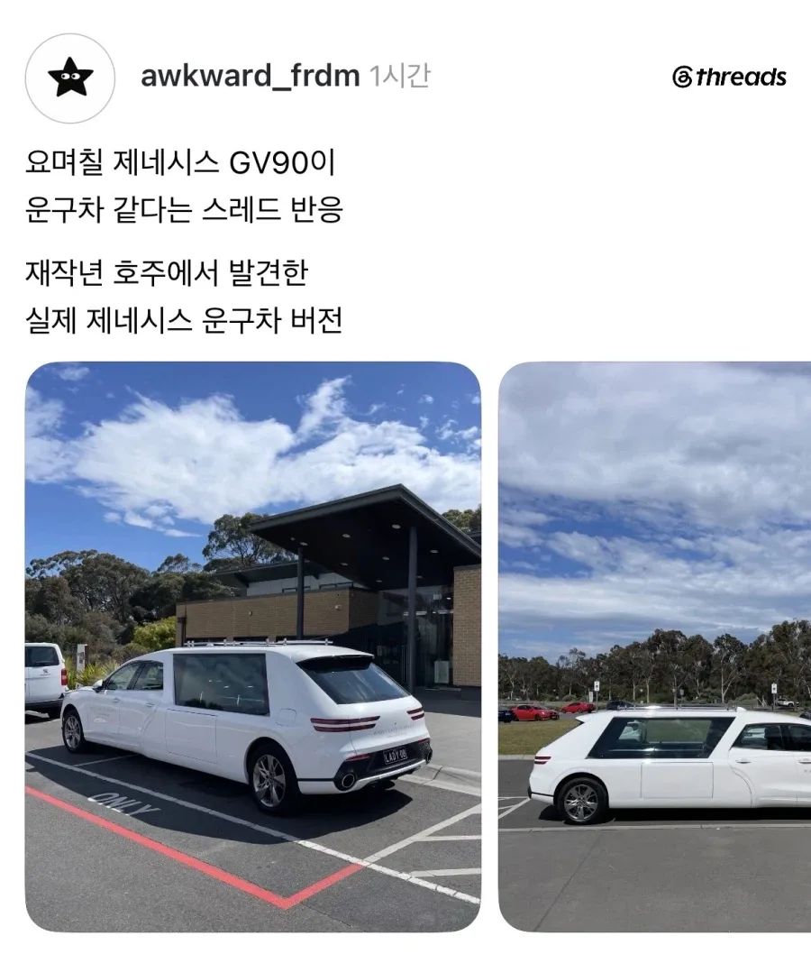 제네시스 운구차