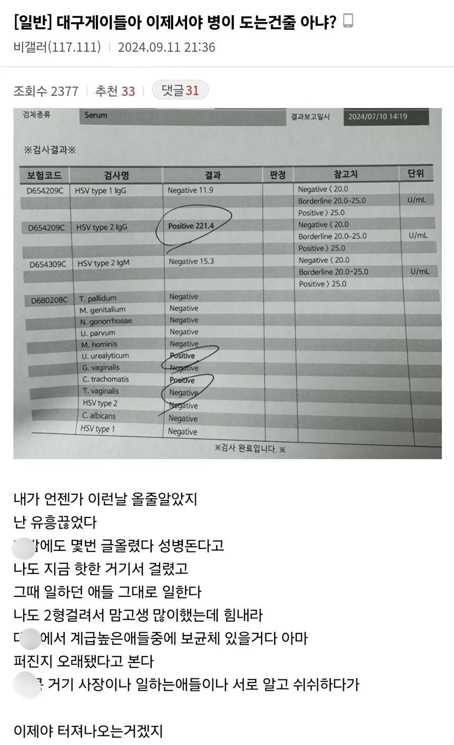 국내 매독 환자 폭증이래. 2년 사이에 7배 증가했고 콘돔으로도 못 막는대