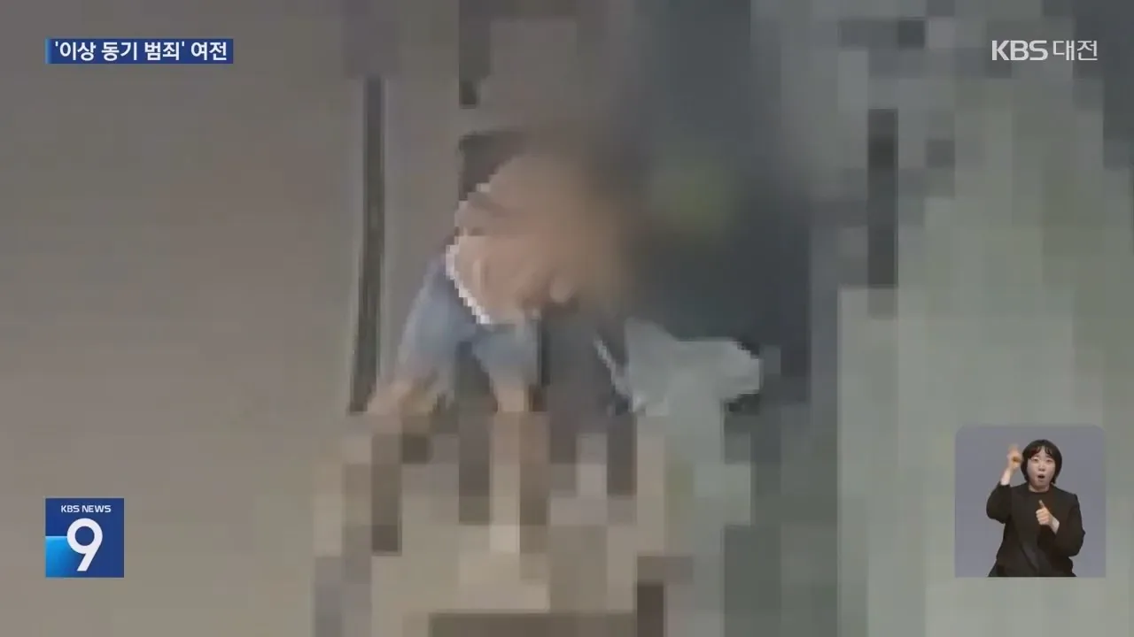 처음본사람 뒤로다가가 목 조르고 도주한 20대