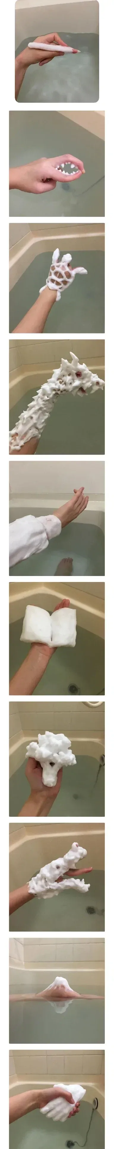 욕실에서 발견한 뜻밖의 재능.jpg