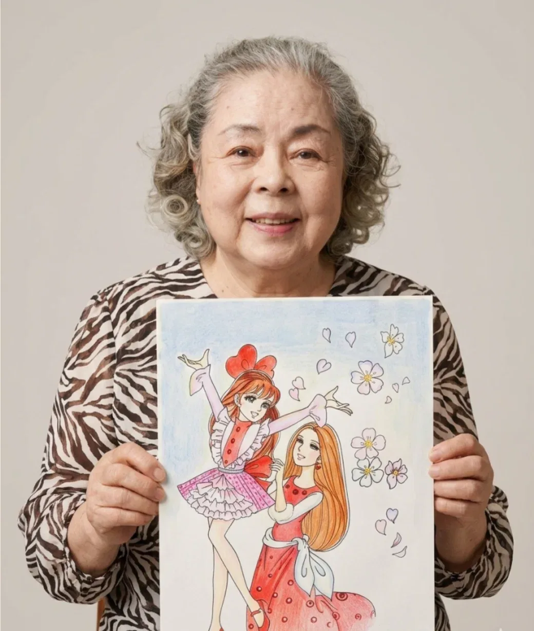 83세 할머니가 그리신 원이와 미나미