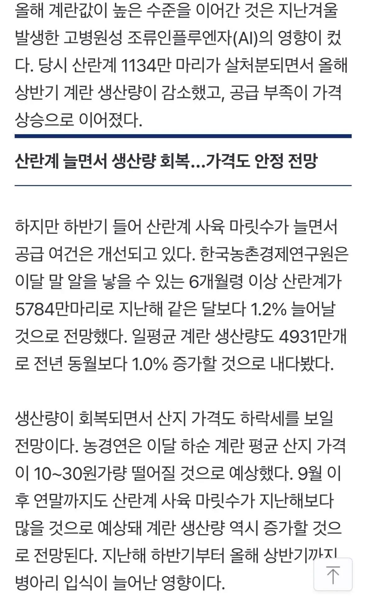 마트서 계란 살 때마다 “손이 떨린다”…한 판 ‘7000원대’ 도대체 언제까지?