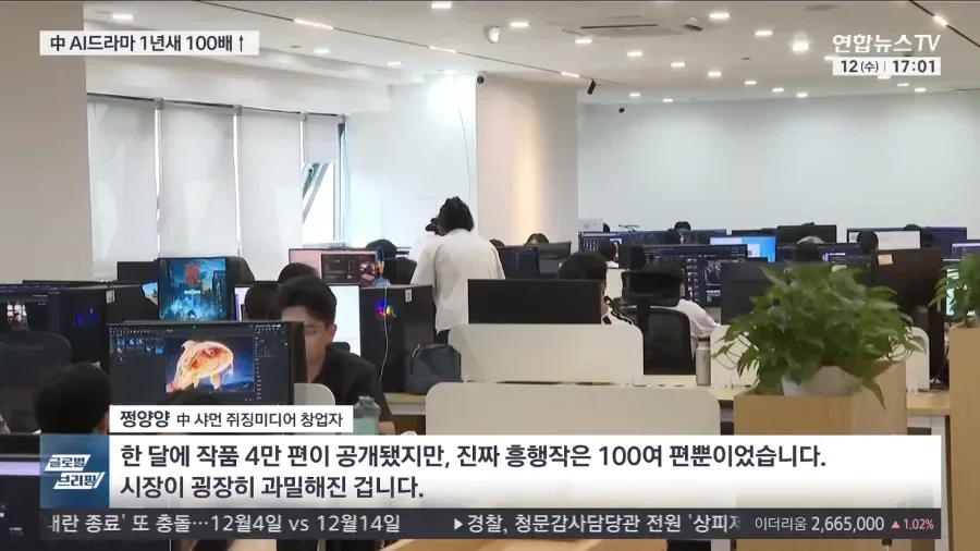 중국) AI 영상에 밀려나고 있는 진짜 배우들