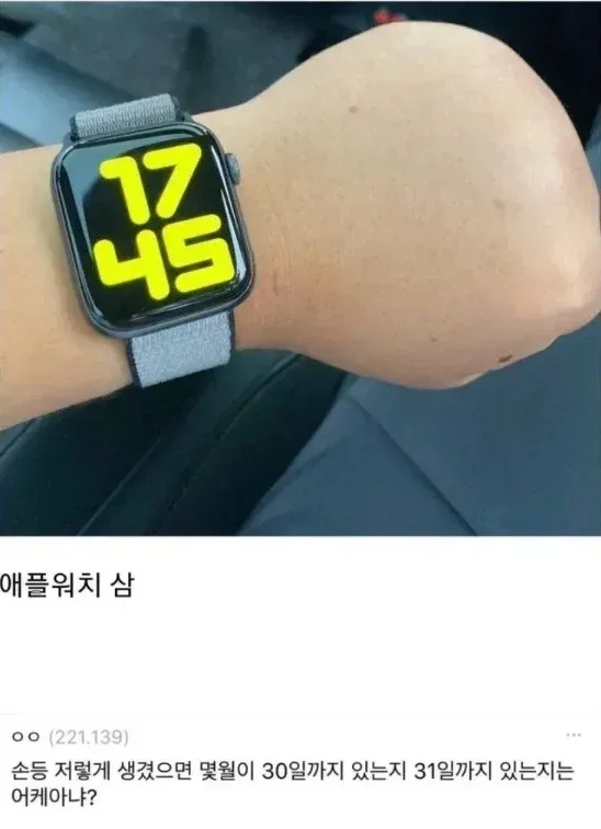 신기하게 생긴 주먹