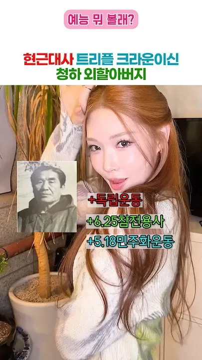 연예인 집안 조상 고트