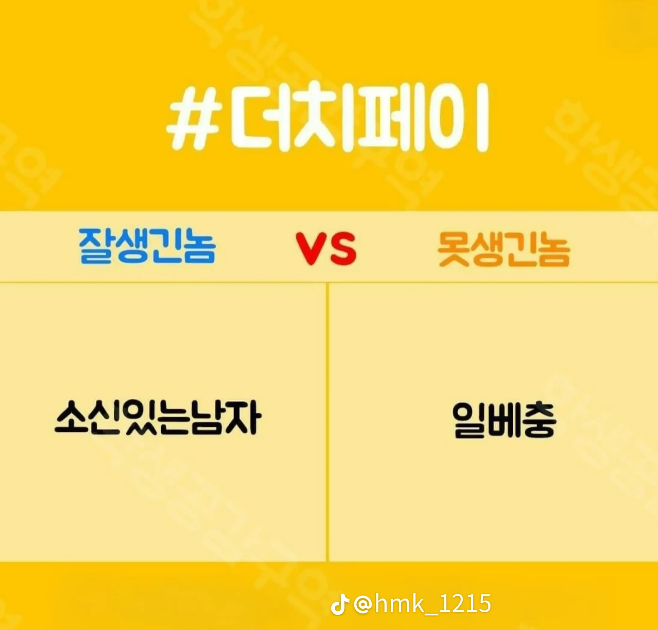 남자가 잘생겨야 하는 이유