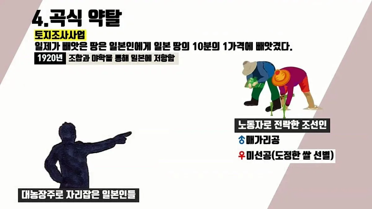 일본에게 36년간 수탈당한 역사 정리