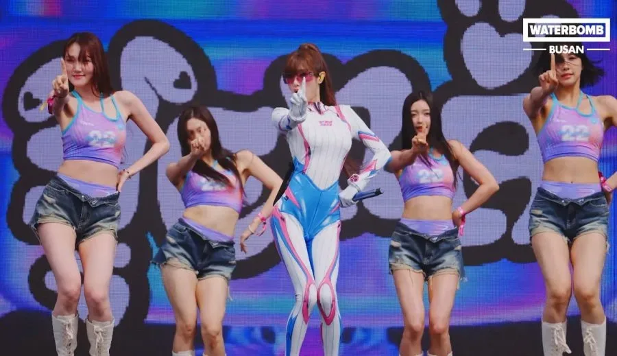 최예나 캐치캐치 부산 워터밤