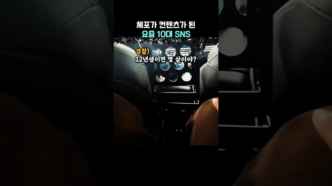 체포가 컨텐츠가 된 요즘 10대 SNS