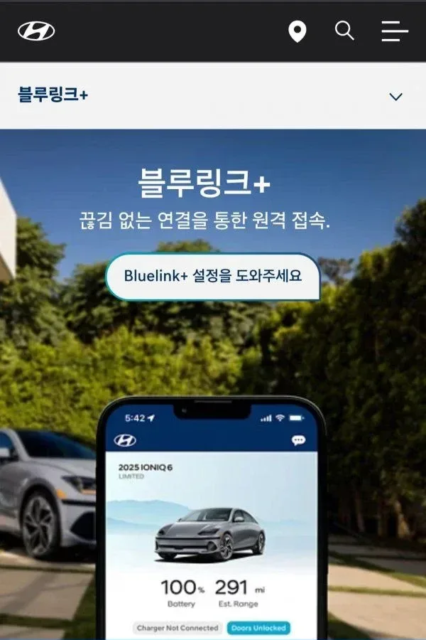 현대자동차 "블루링크 평생 무료"