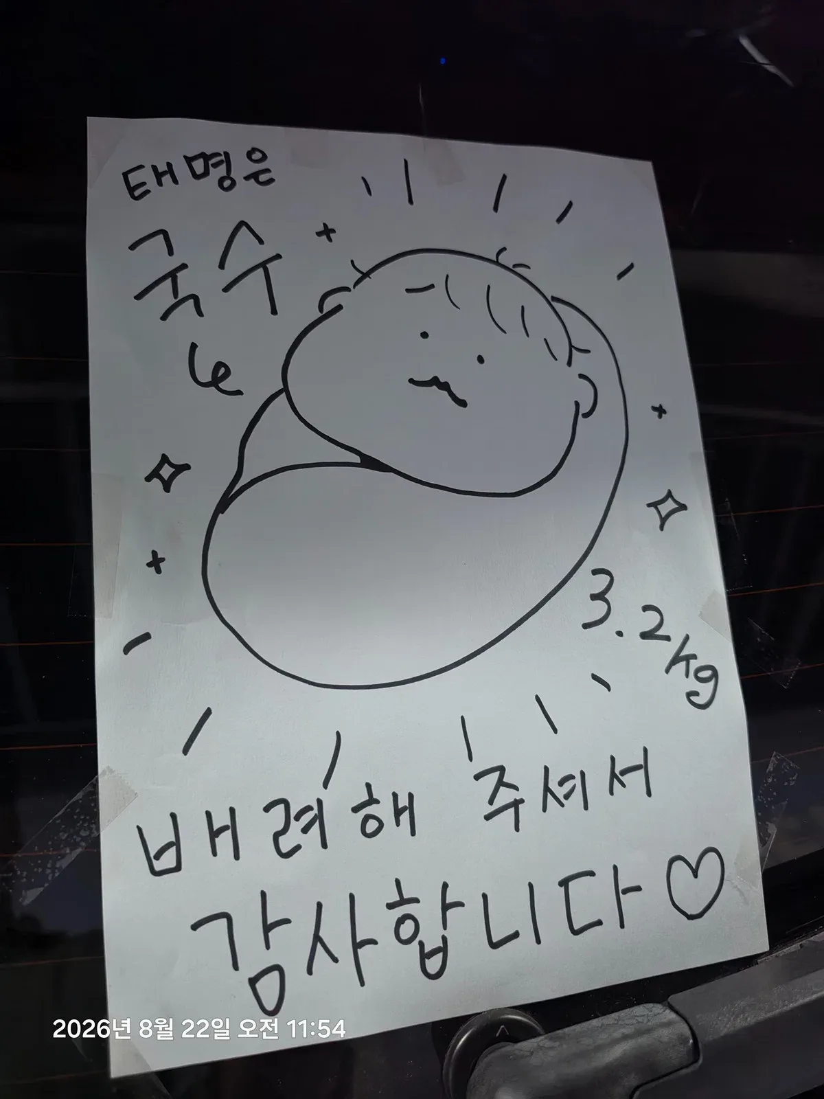 병원갔다가 집가는 신생아차 봄