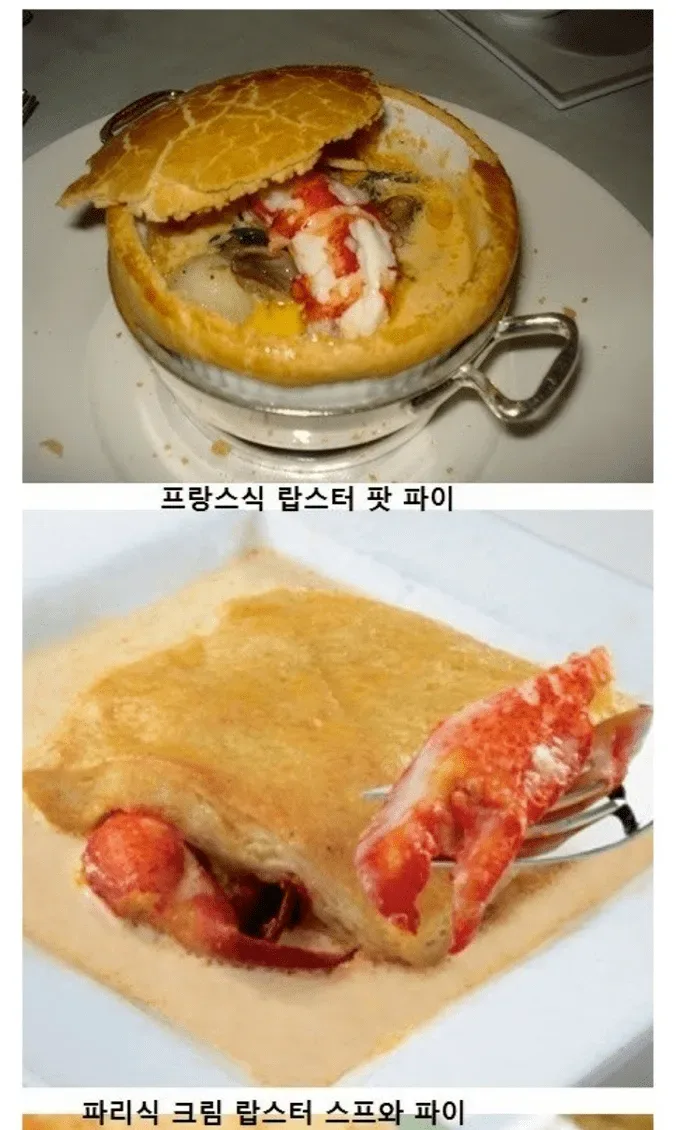 세계 각국의 랍스터 파이.jpg