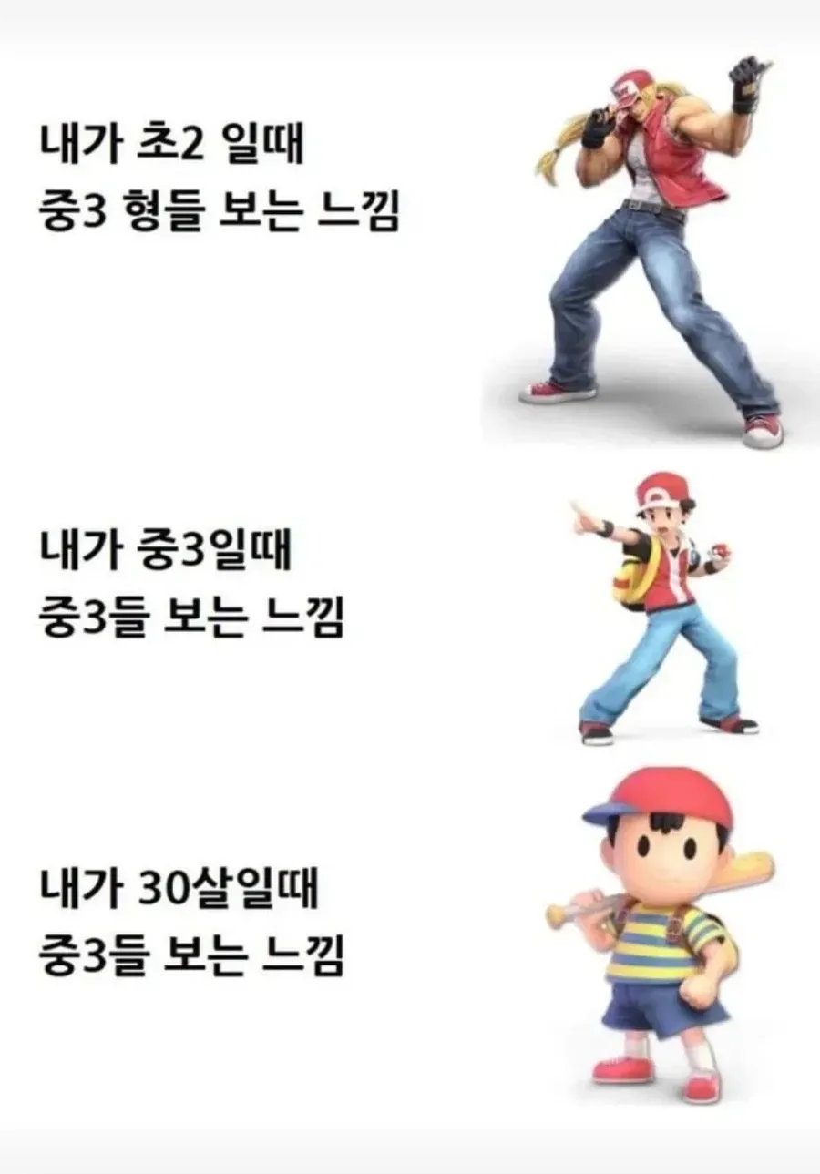 중3을 보는 시점.