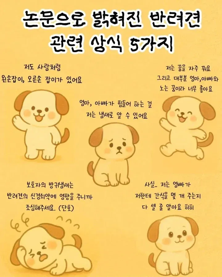 논문으로 밝혀진 댕댕이 상식.jpg