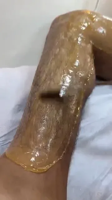 다리털 왁싱